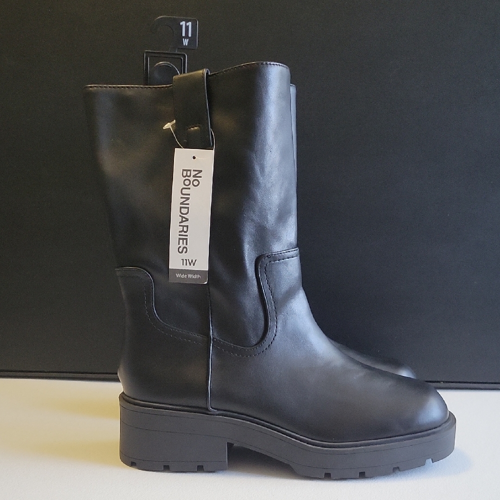 No Boundaries Women's Black Winter Boots